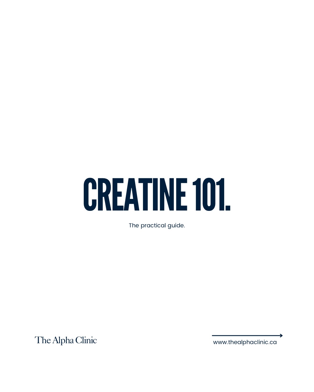 The Alpha Clinic Kelowna Facebook ad: Creatine has had a branding problem.