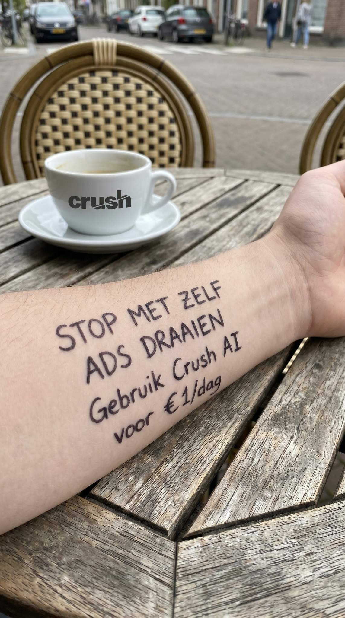 trycrush.ai Facebook ad