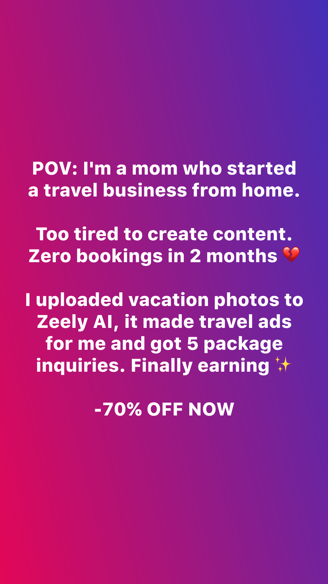 Zeely Facebook ad