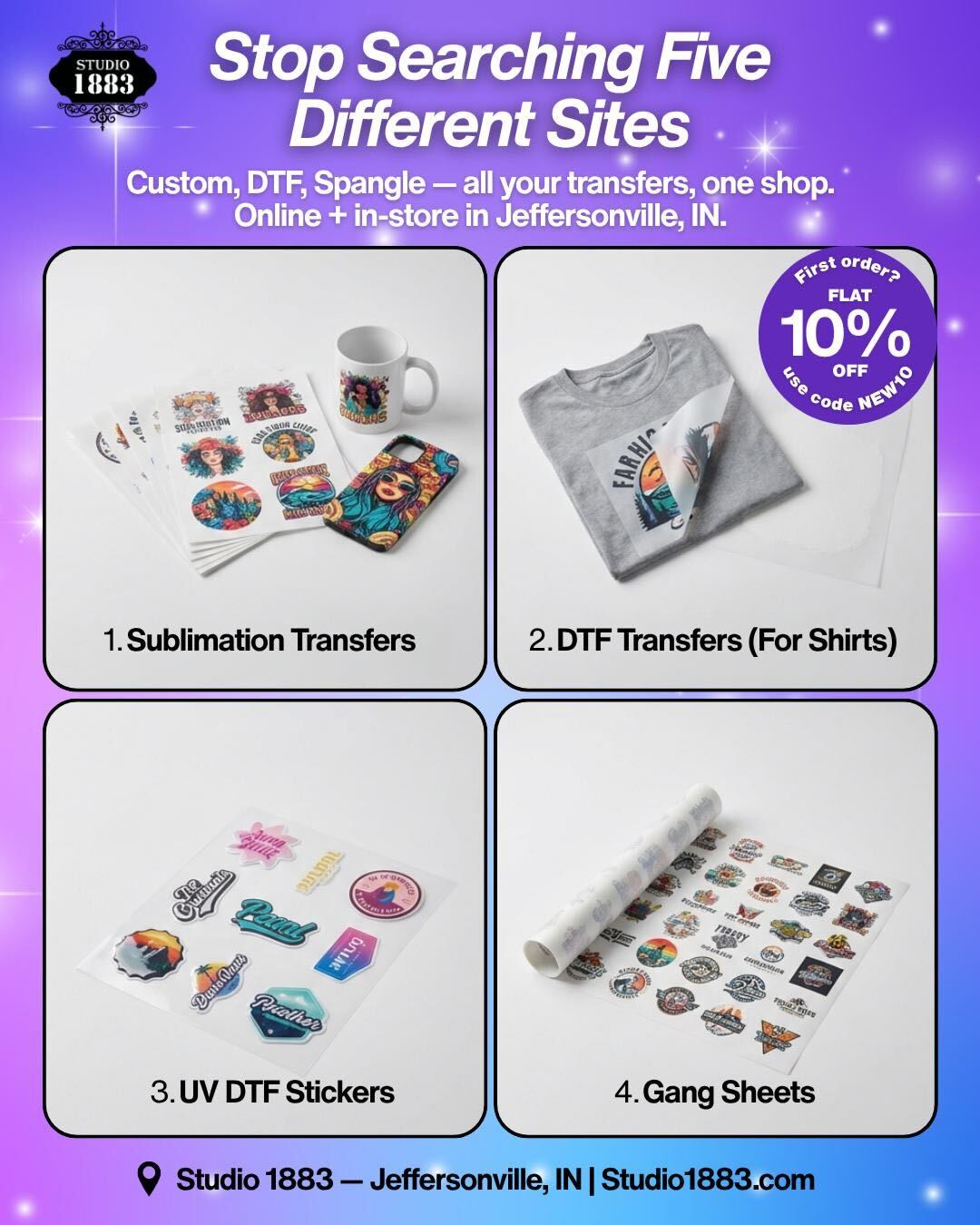 Studio 1883 Facebook ad