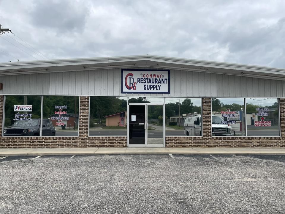 Conway Restaurant Supply Facebook ad: OPEN TO THE PUBLIC!
