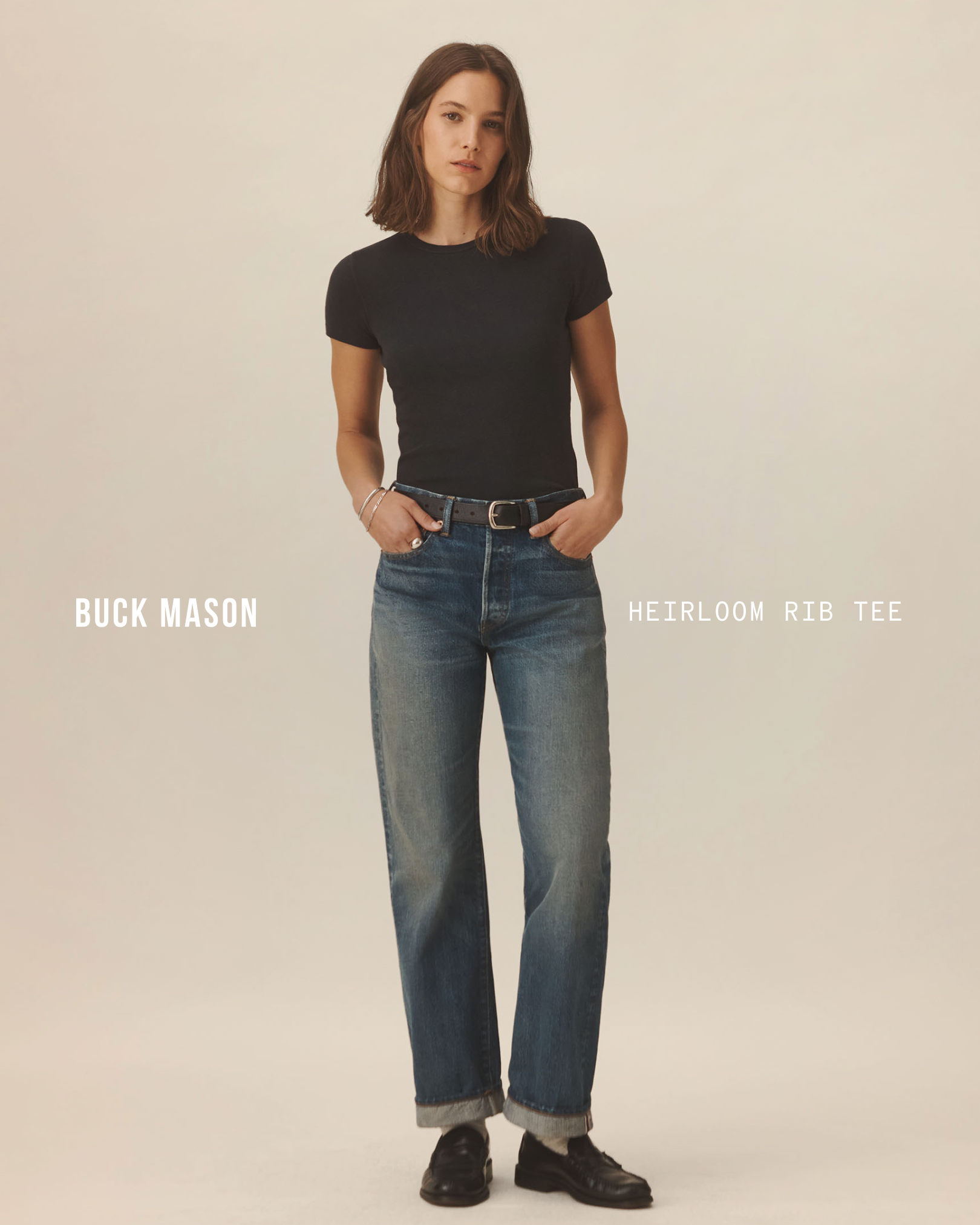 Buck Mason Women's Facebook ad