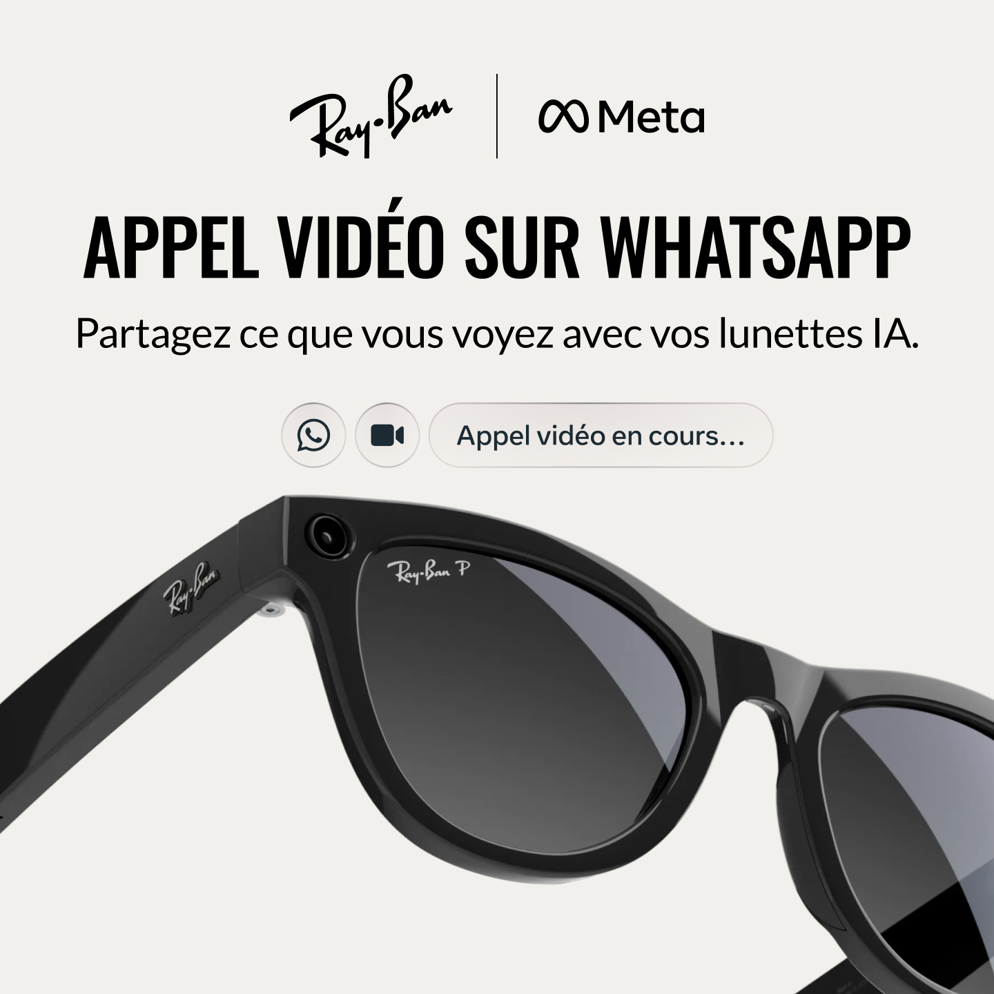 Ray-Ban Meta Facebook ad