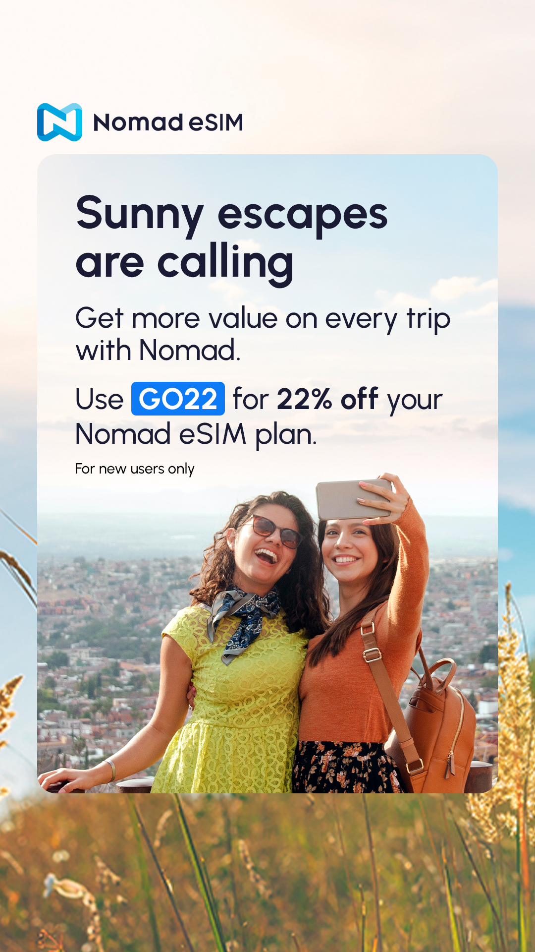 Nomad Esim Facebook ad