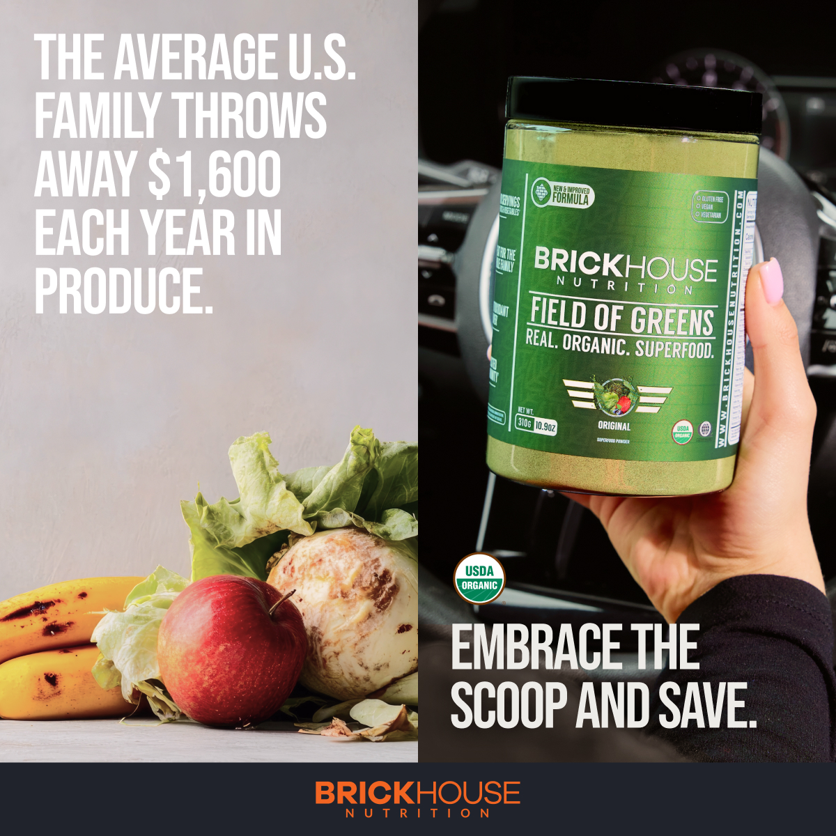BrickHouse Nutrition Facebook ad