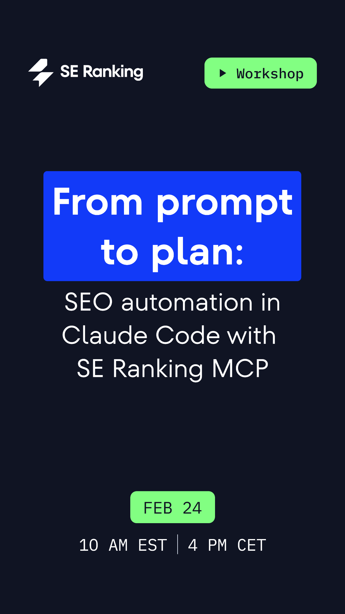 SE Ranking Facebook ad
