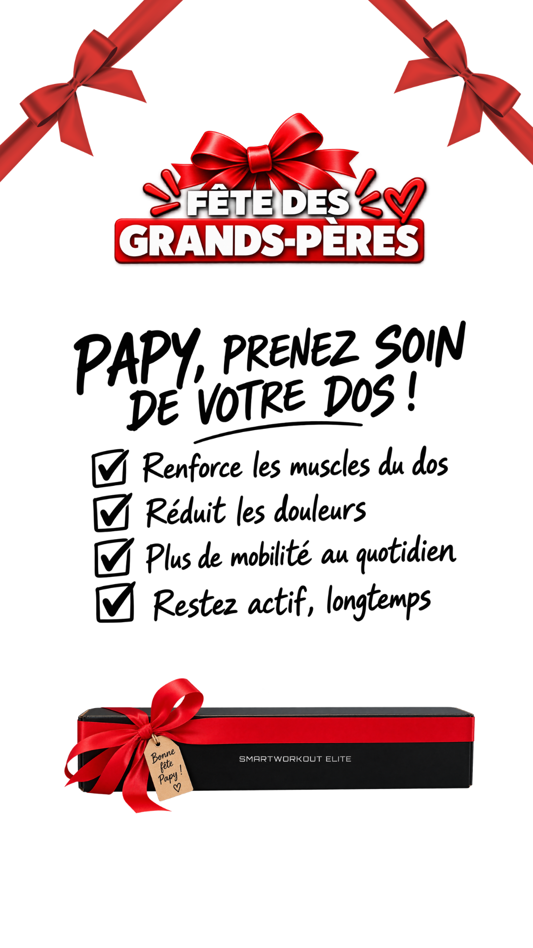 SmartWorkout Facebook ad: Offrez-lui plus qu’un cadeau