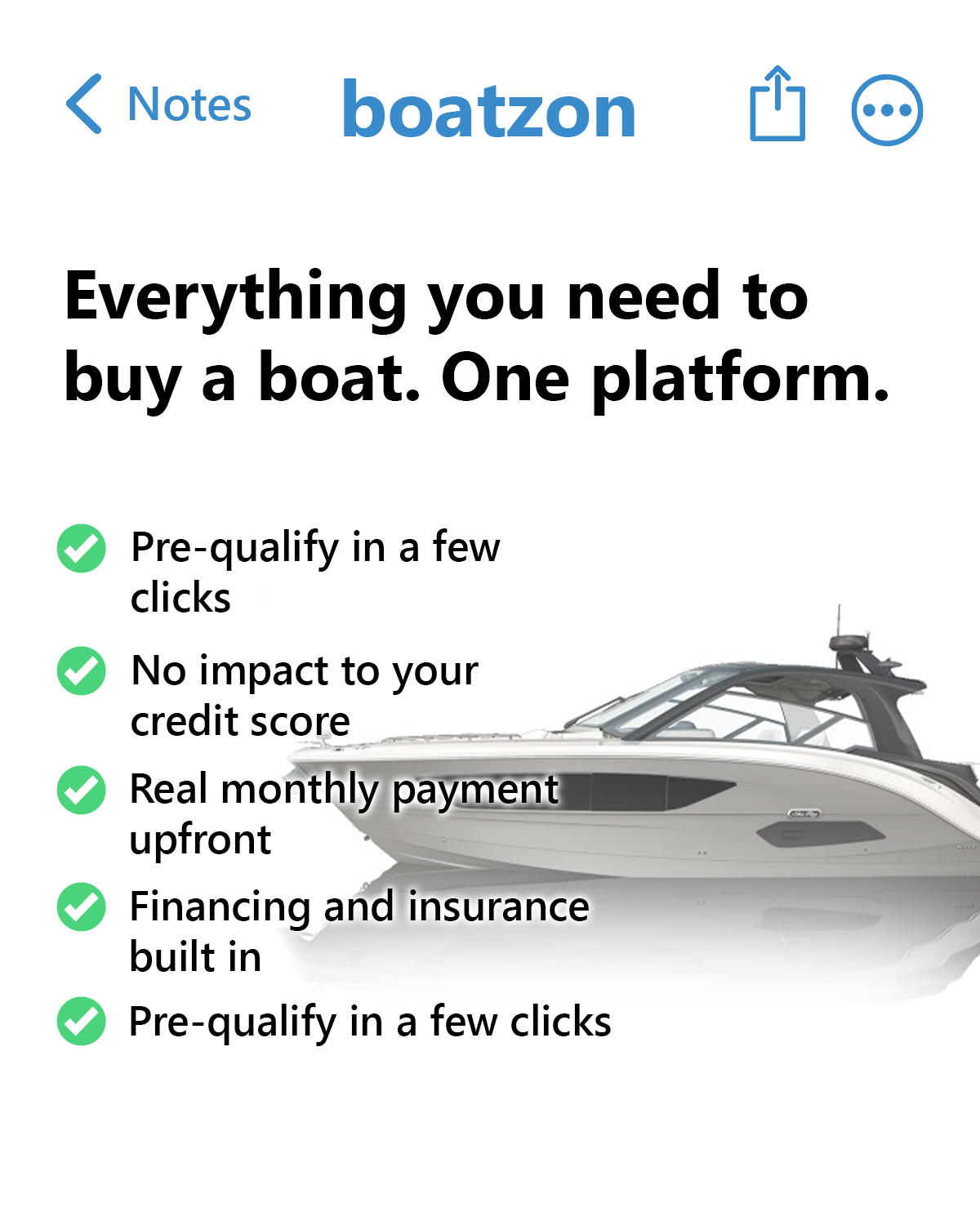 Boatzon Facebook ad