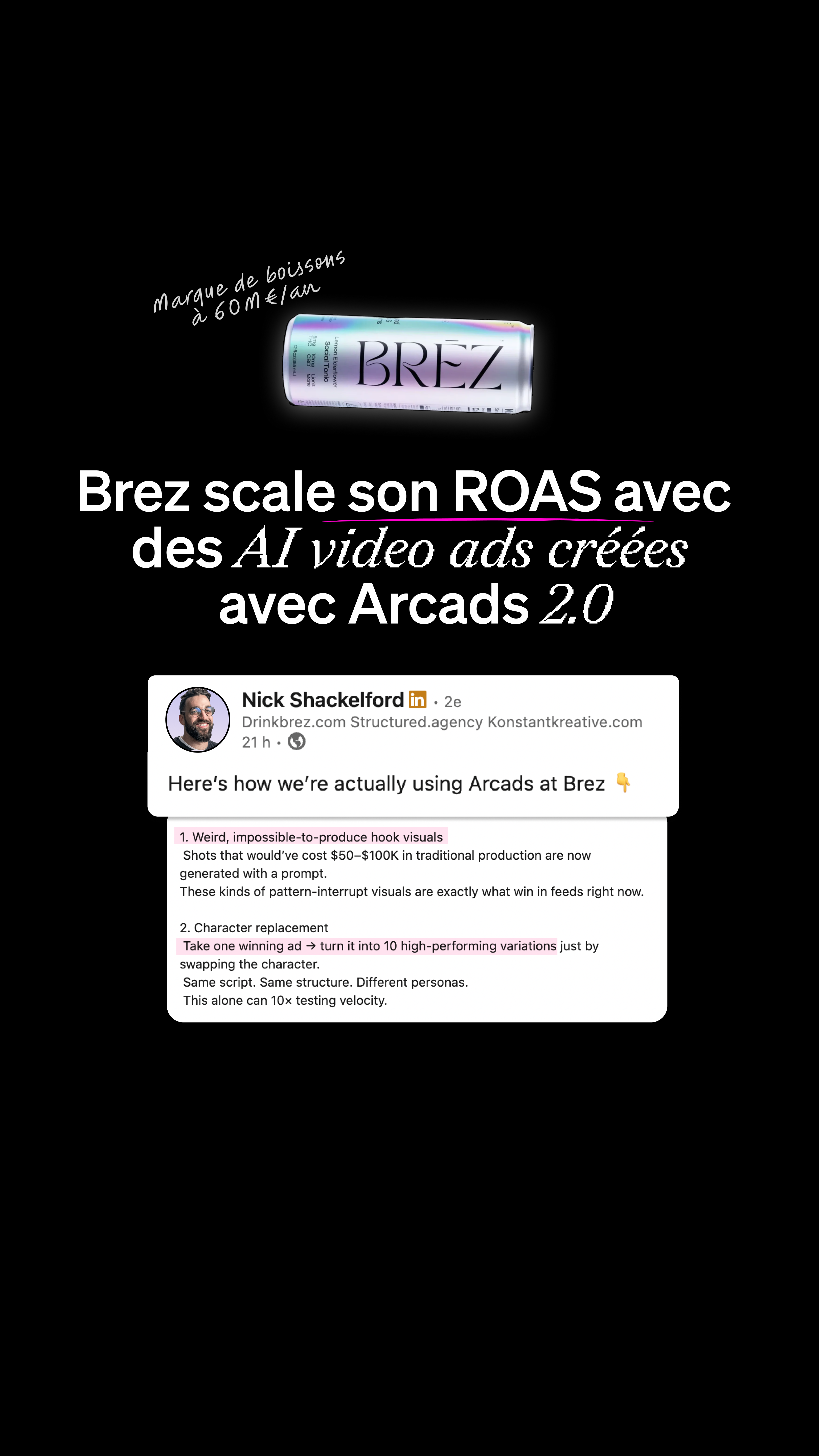 Arcads AI Facebook ad