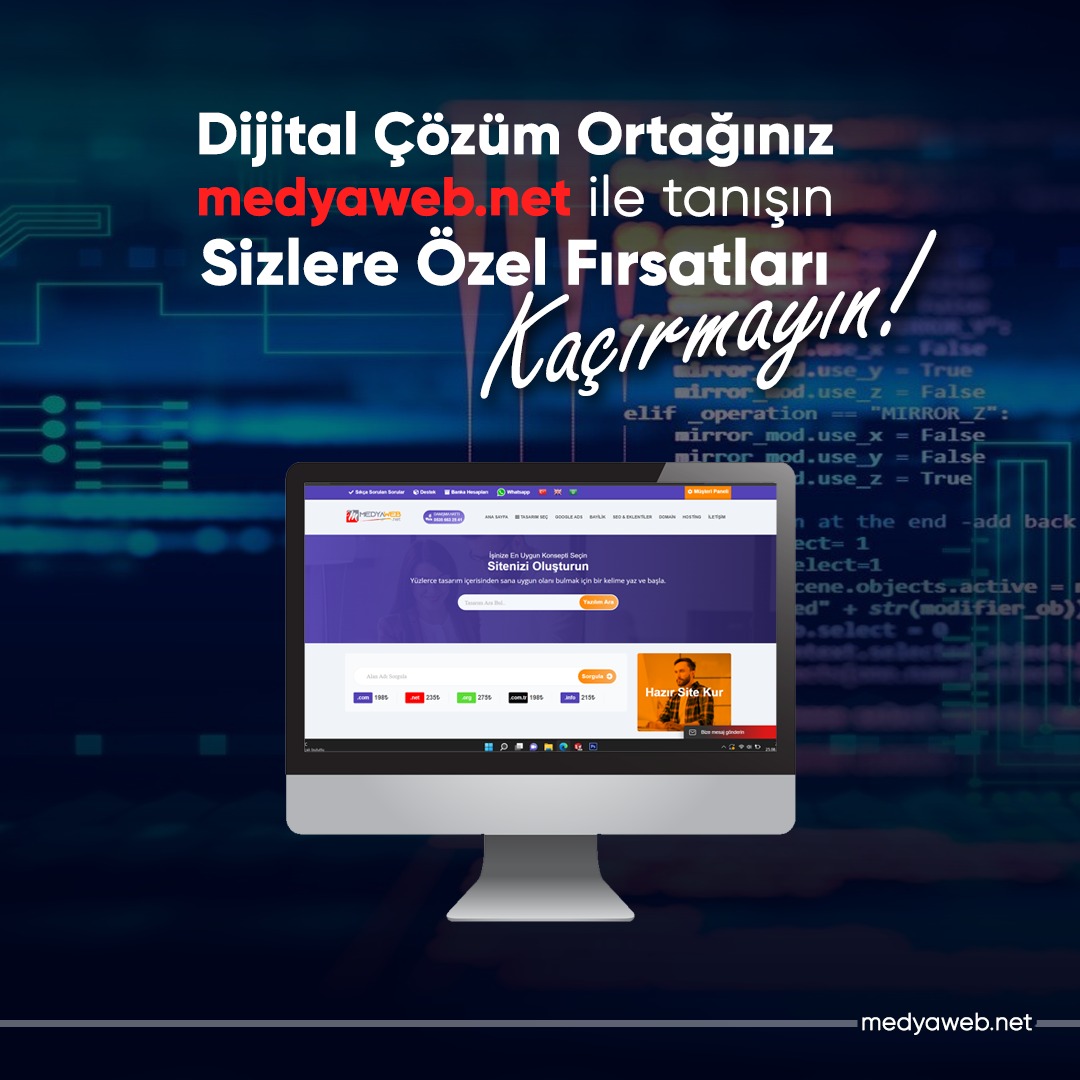 Medyaweb Facebook ad: Medyaweb Hazır web site tasarımları ile hemen siteni…