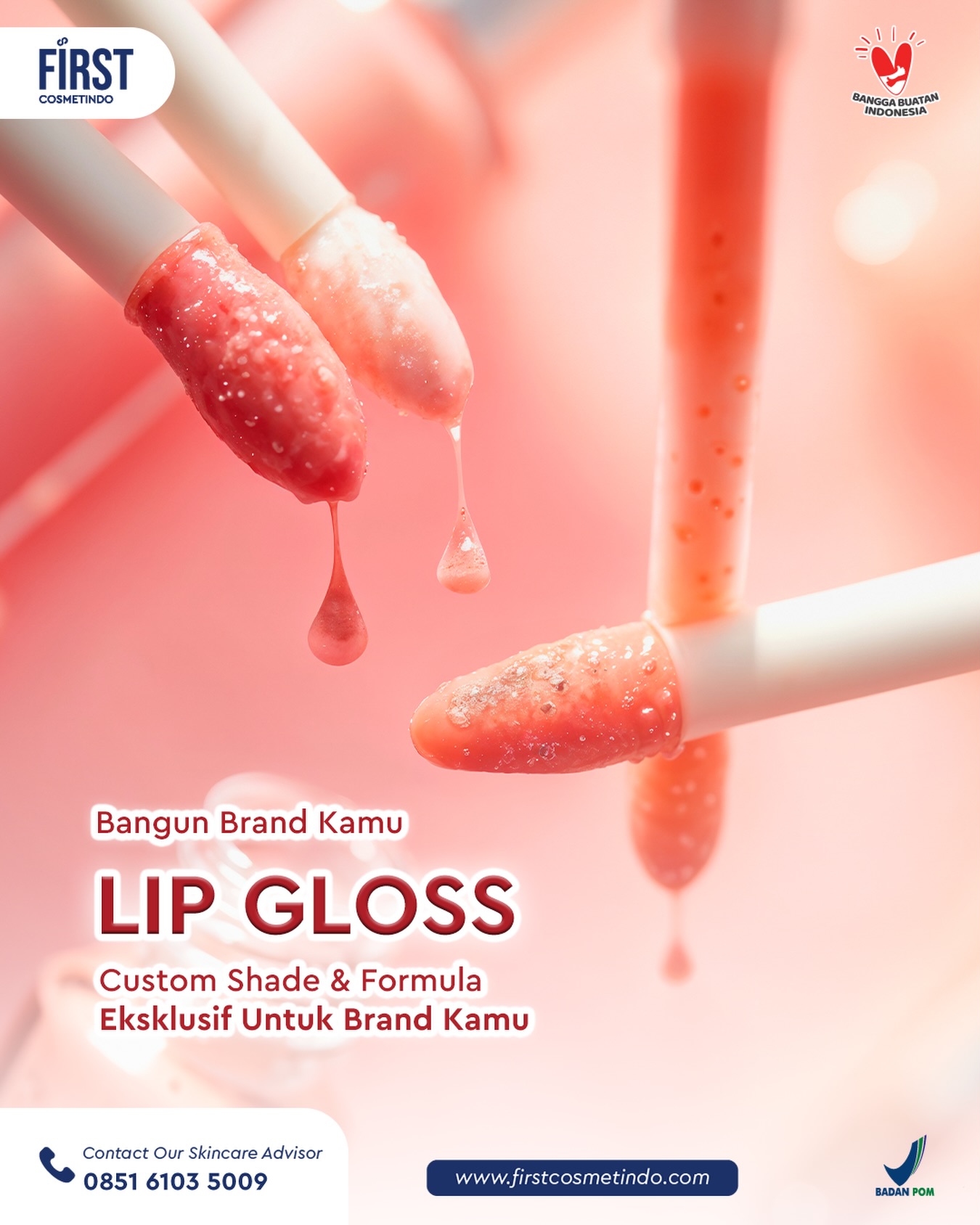 Maklon Kosmetik - First Cosmetindo Facebook ad: Pabrik Maklon Kosmetik dan Skincare Jogja - First Cosmetindo