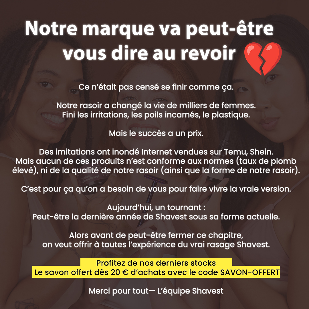 Shavest France Facebook ad from Dec 11, 2025