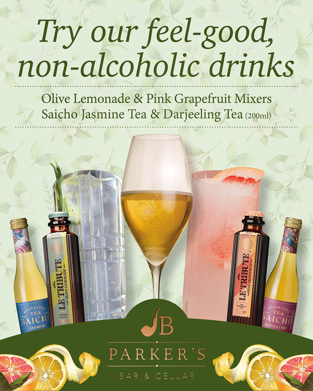 J B Parker's Bar & Cellar Facebook ad