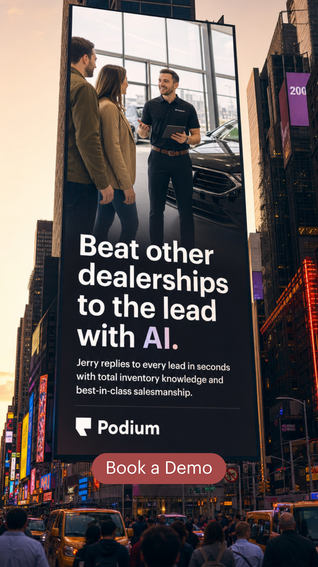 Podium Facebook ad