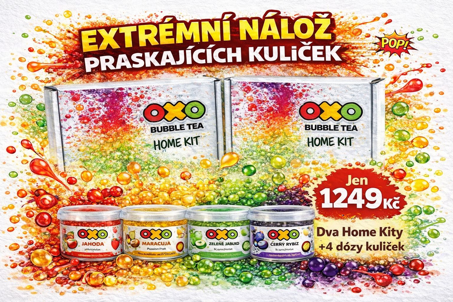 OXO TEA B2B Facebook ad: Tohle se vyplatí! 2+4 kuličky NAVÍC