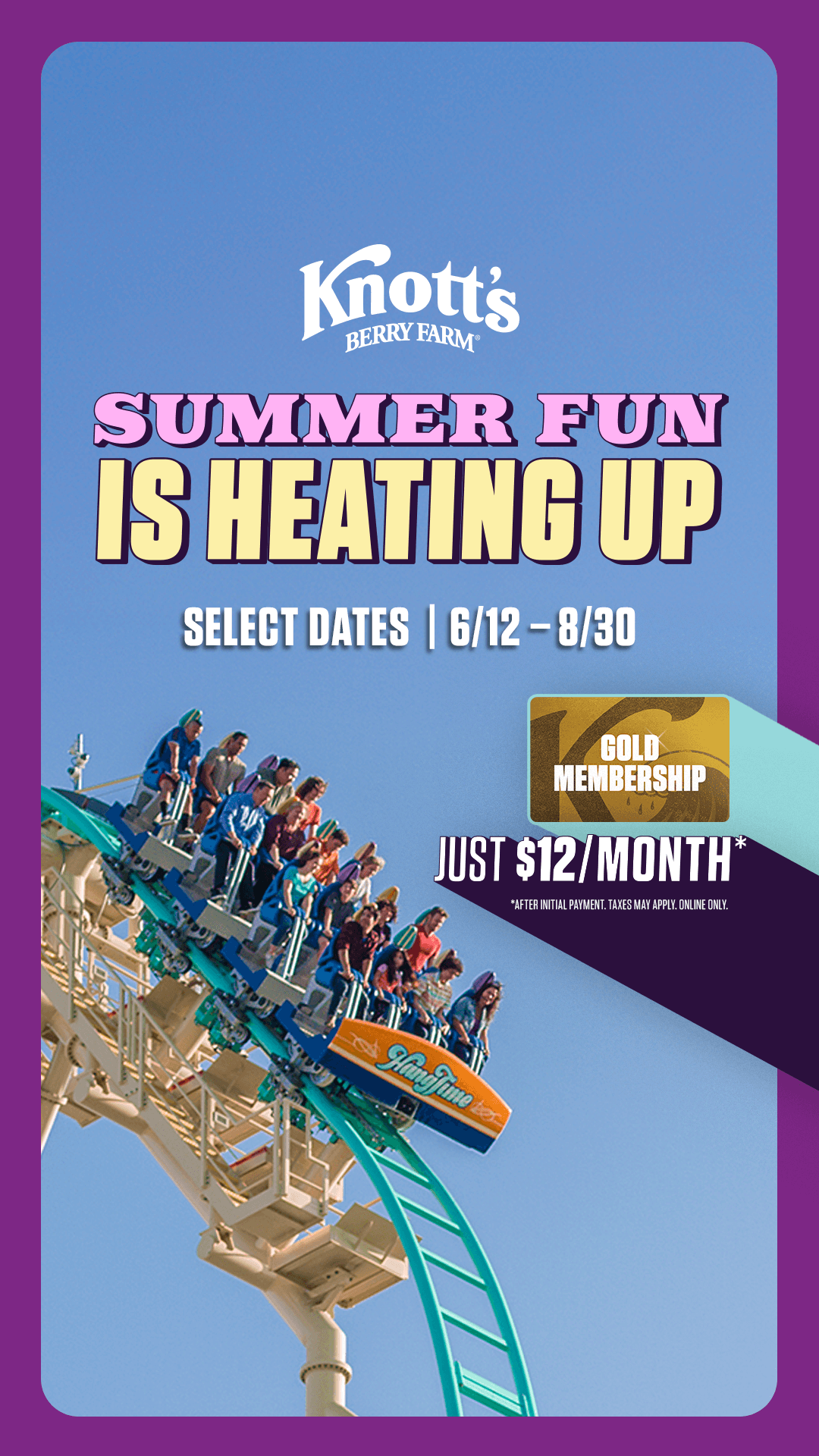 Knott's Berry Farm Facebook ad from Jun 22, 2026