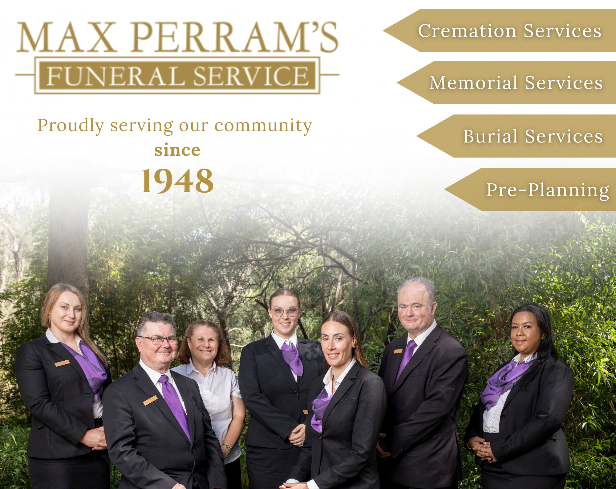 Max Perrams Funeral Service Facebook ad: Max Perram's Funerals