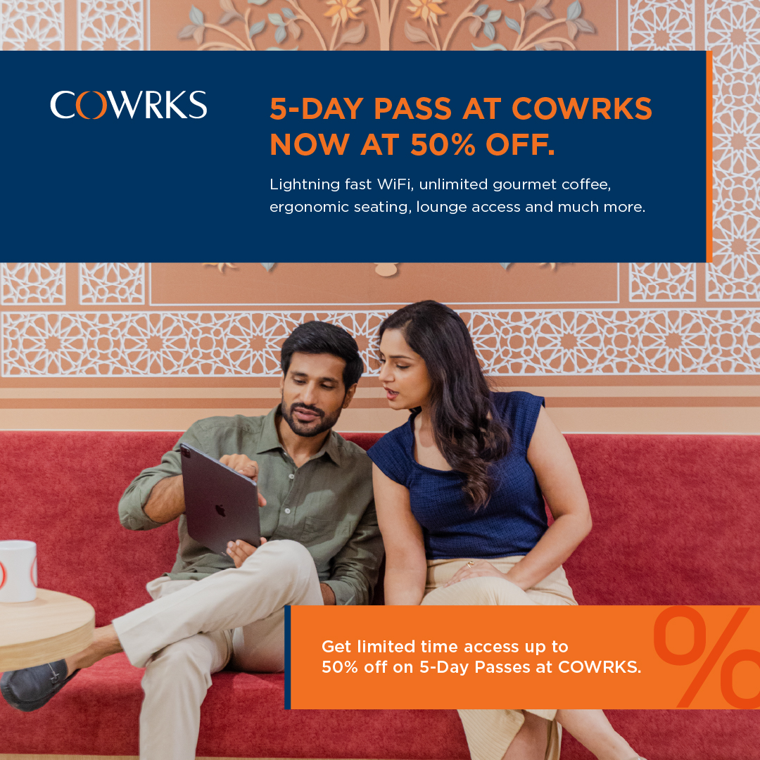 COWRKS Facebook ad: COWRKS 5-Day Pass