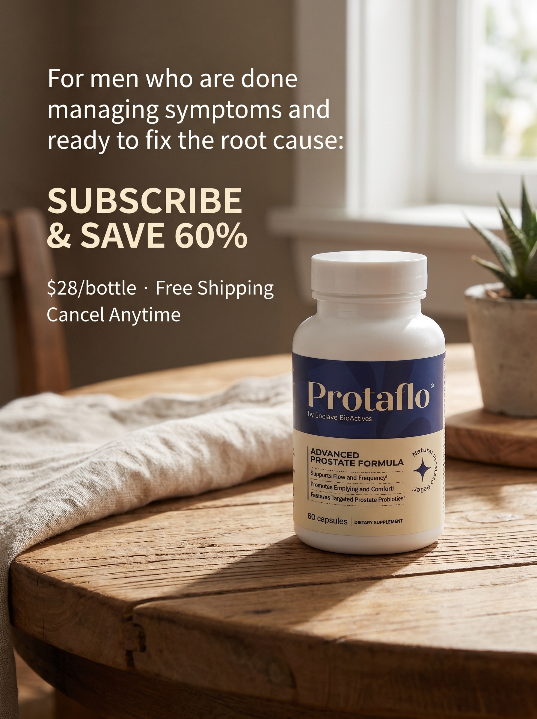 Protaflo Facebook ad