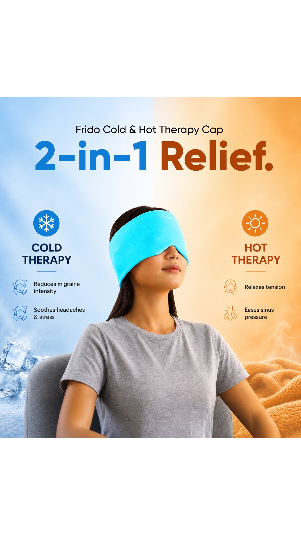 Frido India Facebook ad: Trade Head Throbbing For Deep Sleeping.