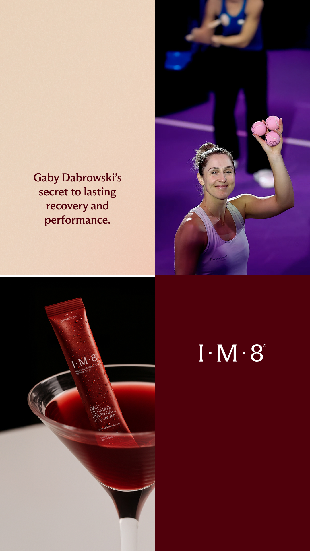 Gaby Dabrowski Facebook ad: What Powers My Daily Routine