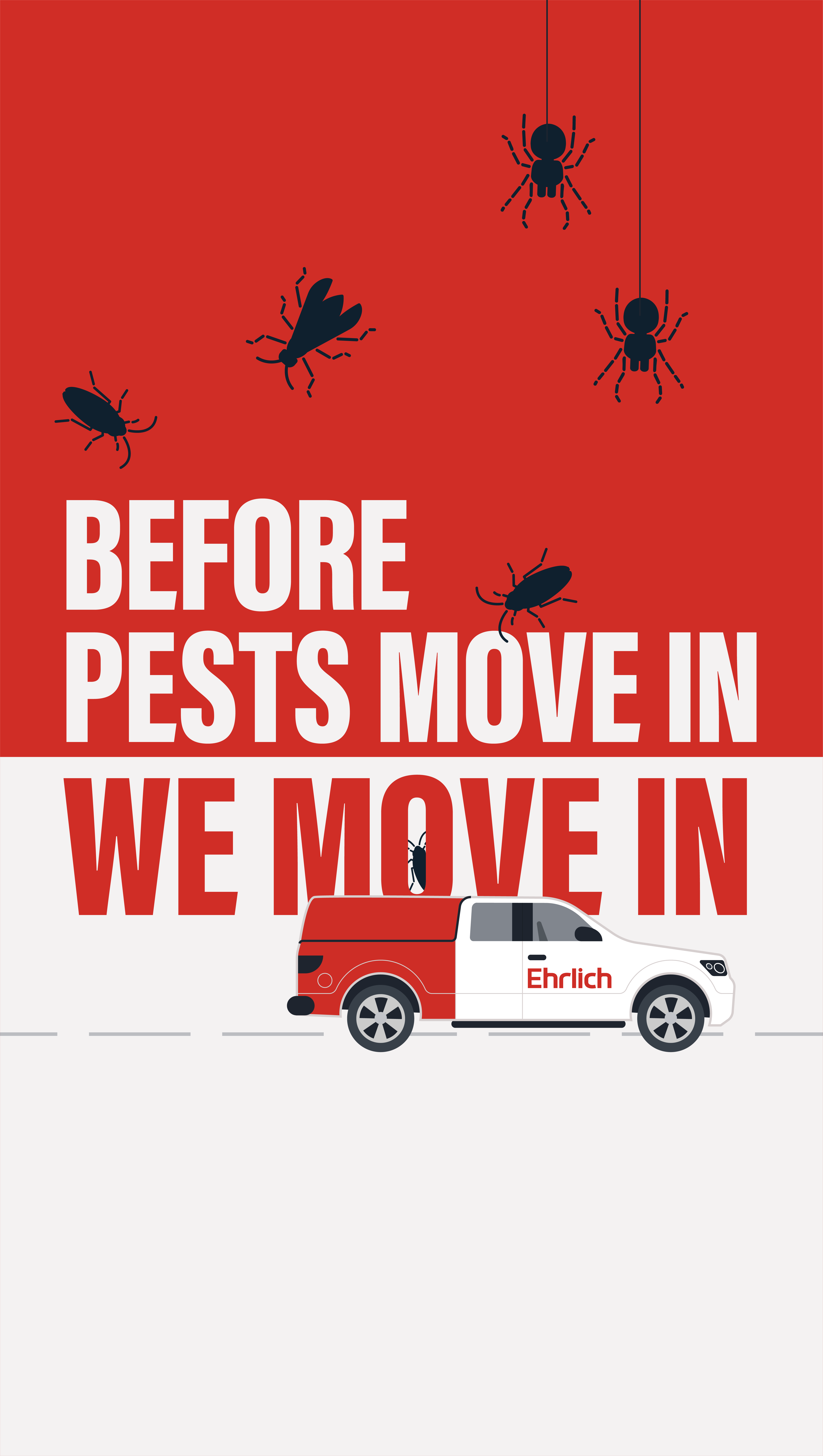 Ehrlich Pest Control Facebook ad from Jul 9, 2026