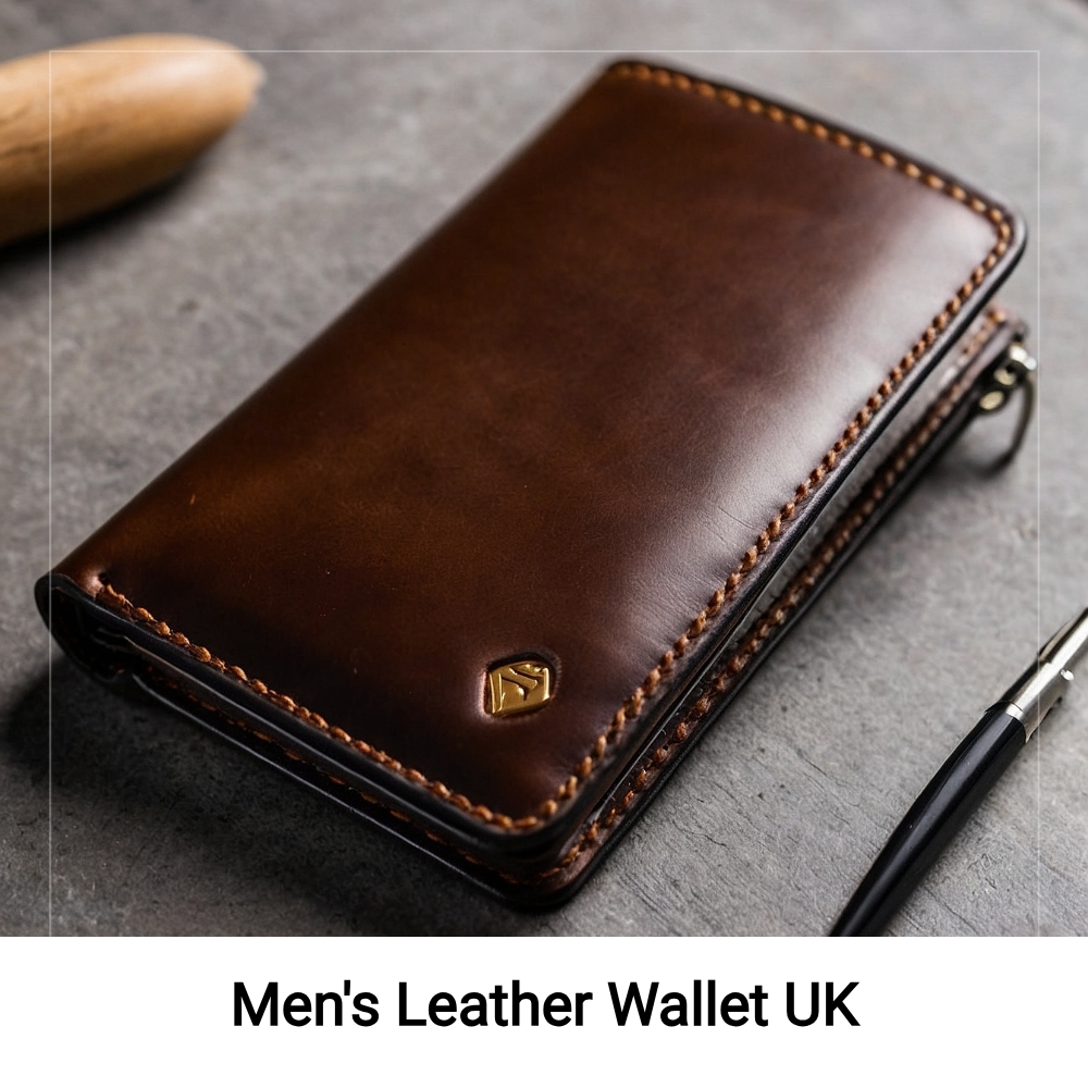 TrendingResults Flashing Facebook ad: Men's Leather Wallet UK.