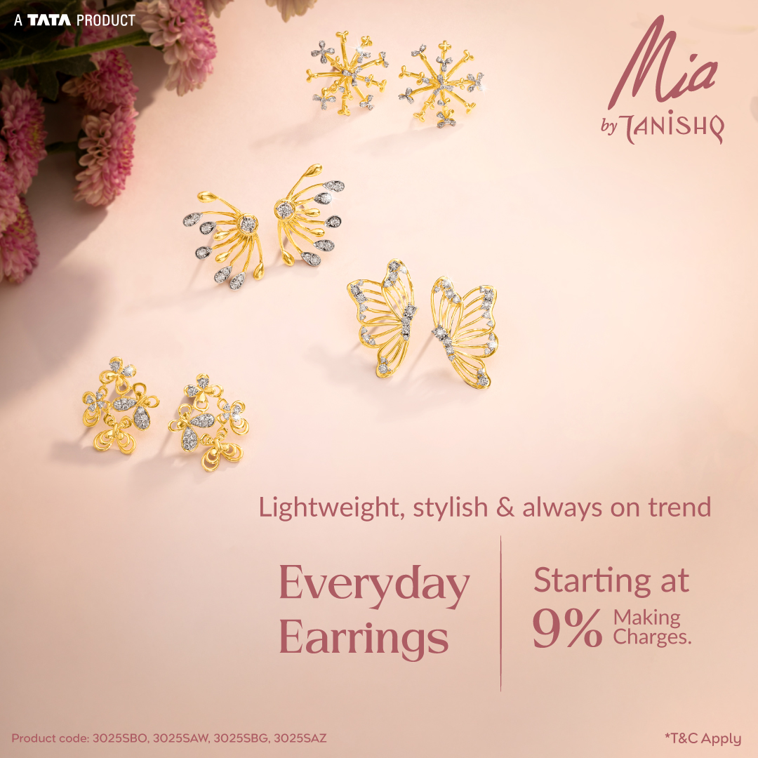 Mia by Tanishq Facebook ad: Earrings Designed Just for You