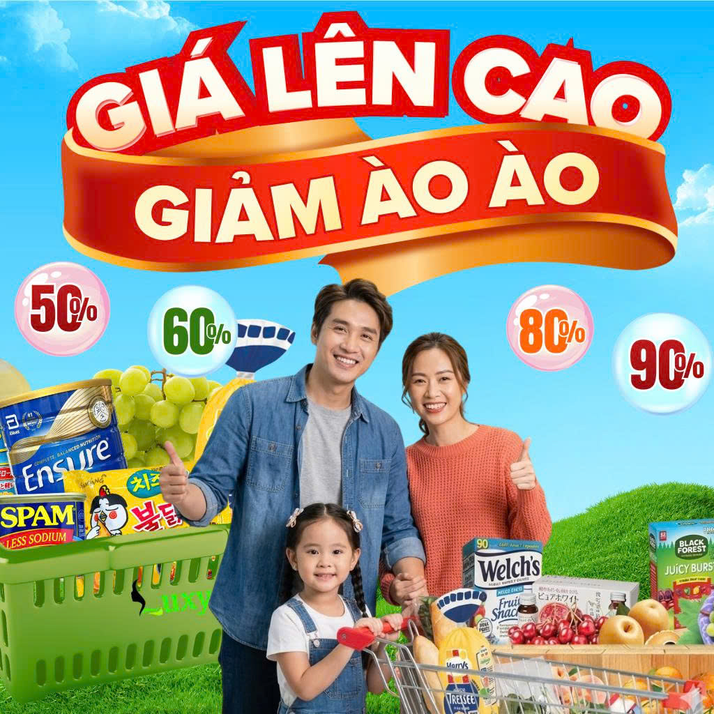 Siêu Thị Luxy Facebook ad: XĂNG TĂNG CAO- LUXY GIẢM ÀO ÀO -50…
