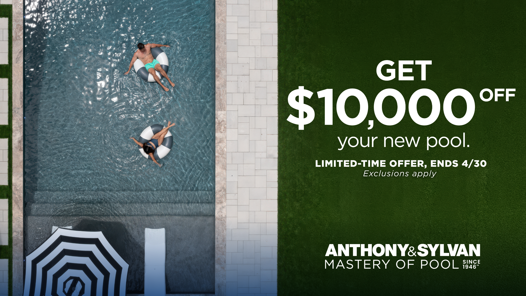 Anthony & Sylvan Pools Facebook ad
