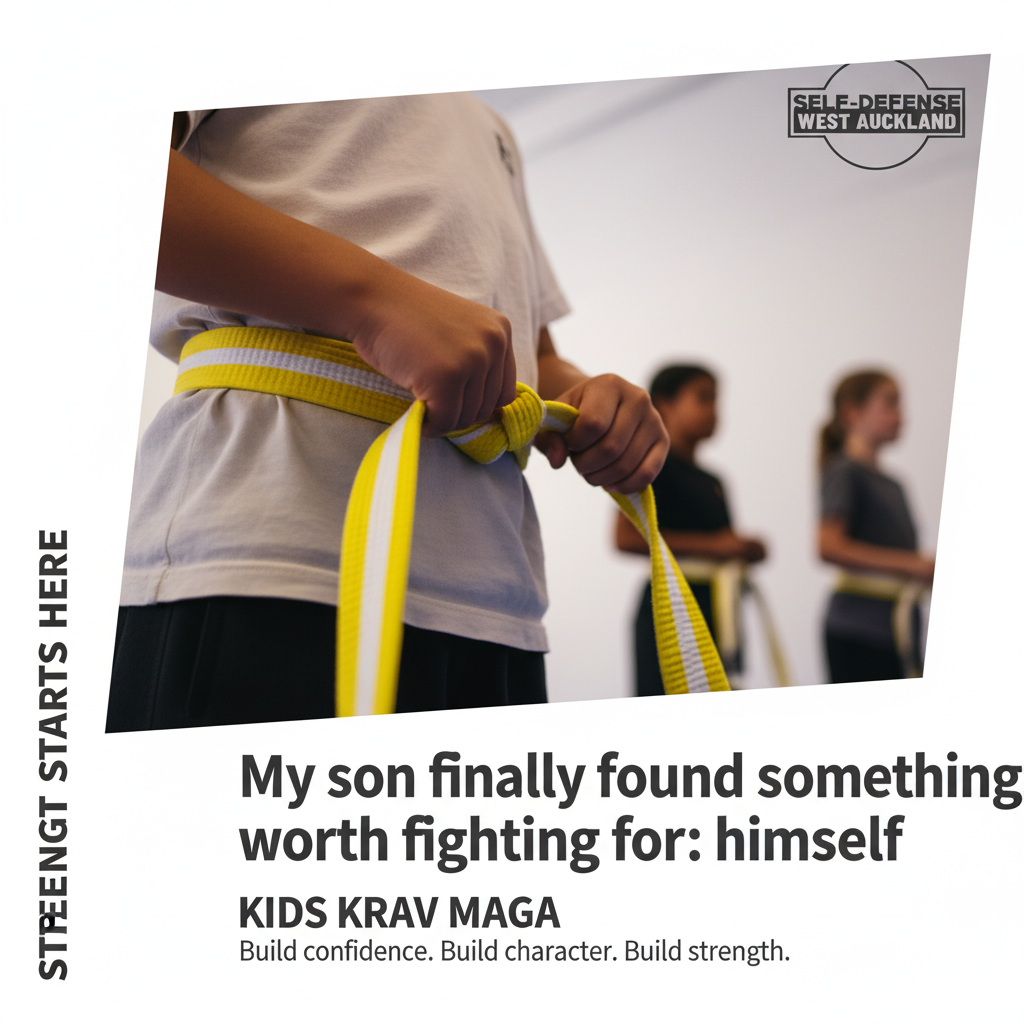 Self-Defense West Auckland - Krav Maga for Kids Facebook ad