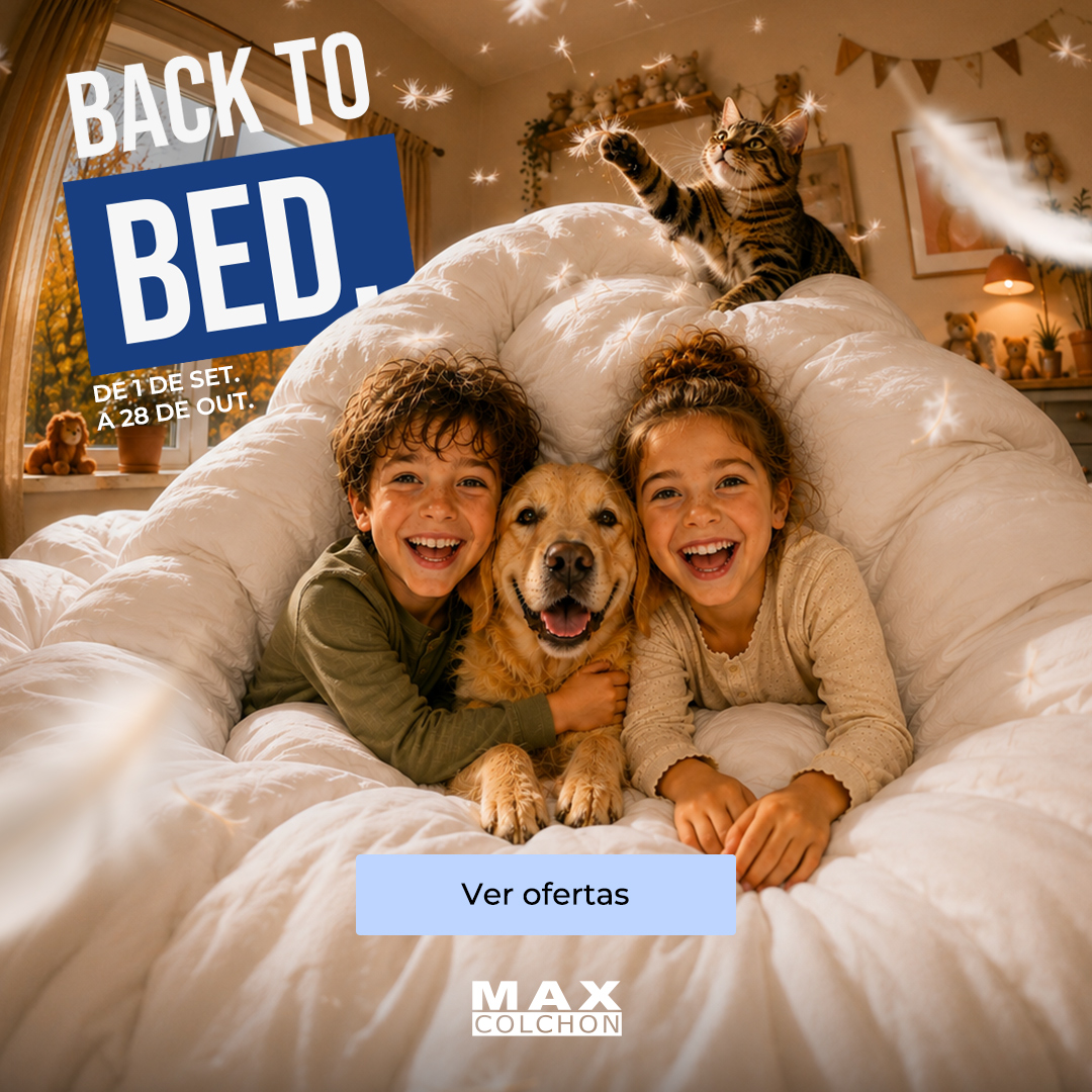 Maxcolchon Portugal Facebook ad: Regressa à cama com a Maxcolchon