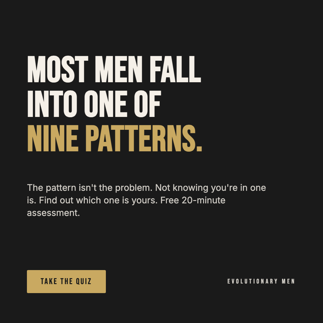 Evolutionary Men Facebook ad: Which pattern are you running?