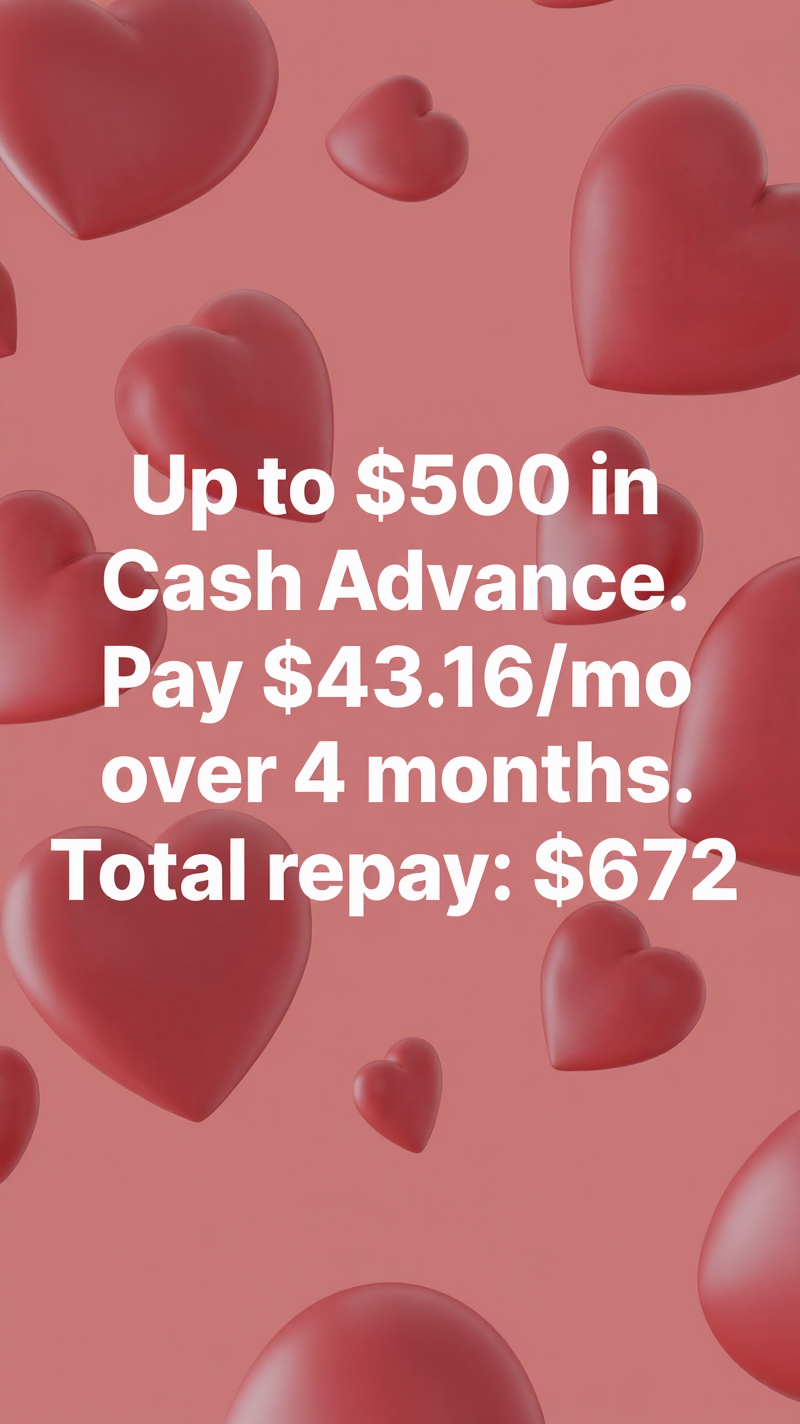 Instant Cash Advance Facebook ad