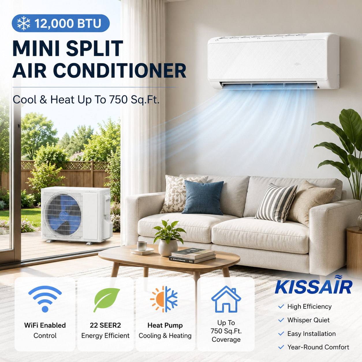 Kissair Facebook ad