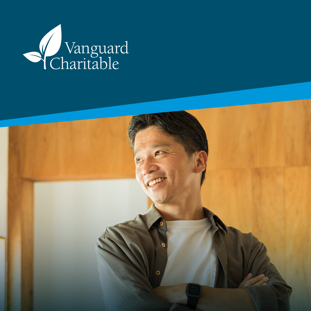 Vanguard Charitable Facebook ad