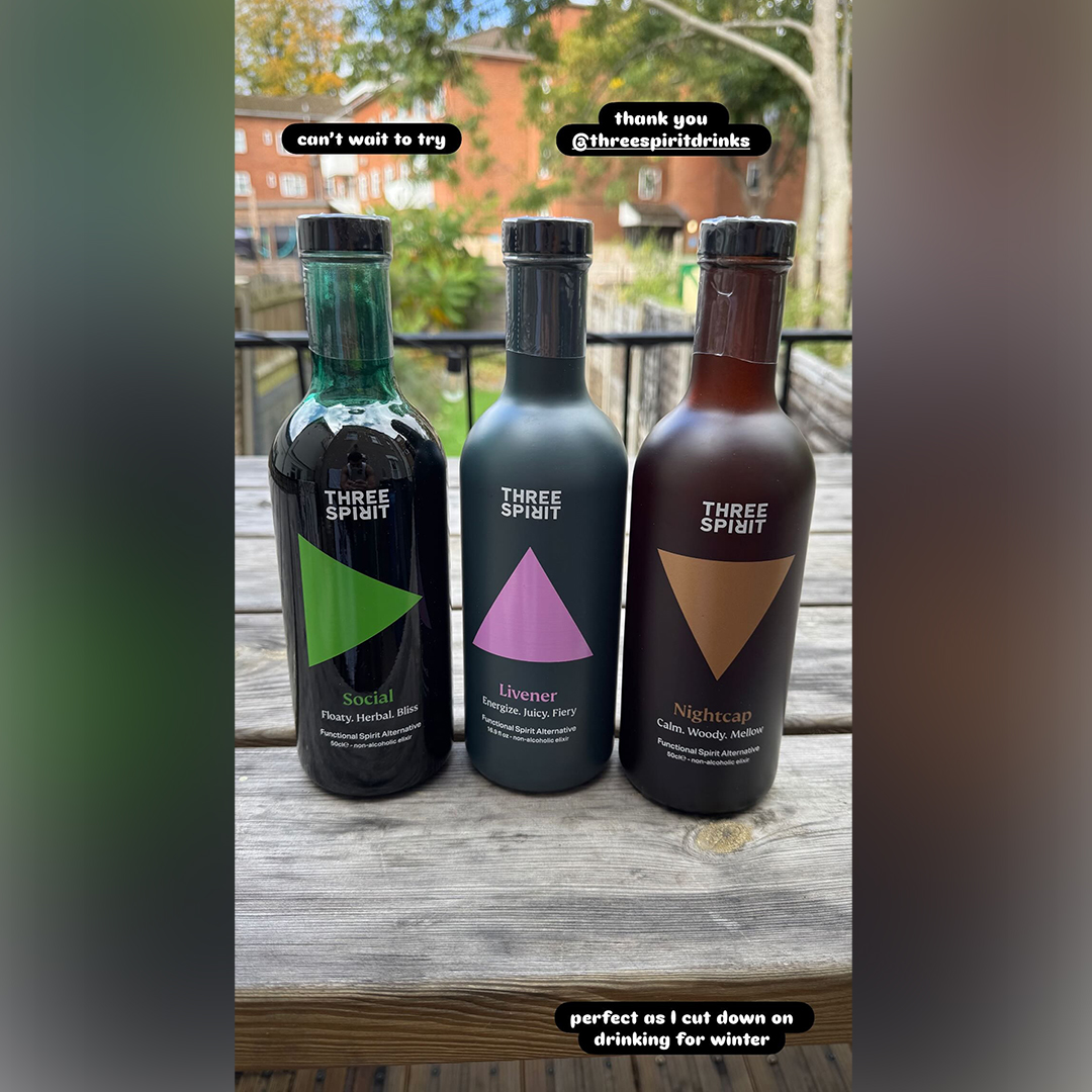Three Spirit Facebook ad