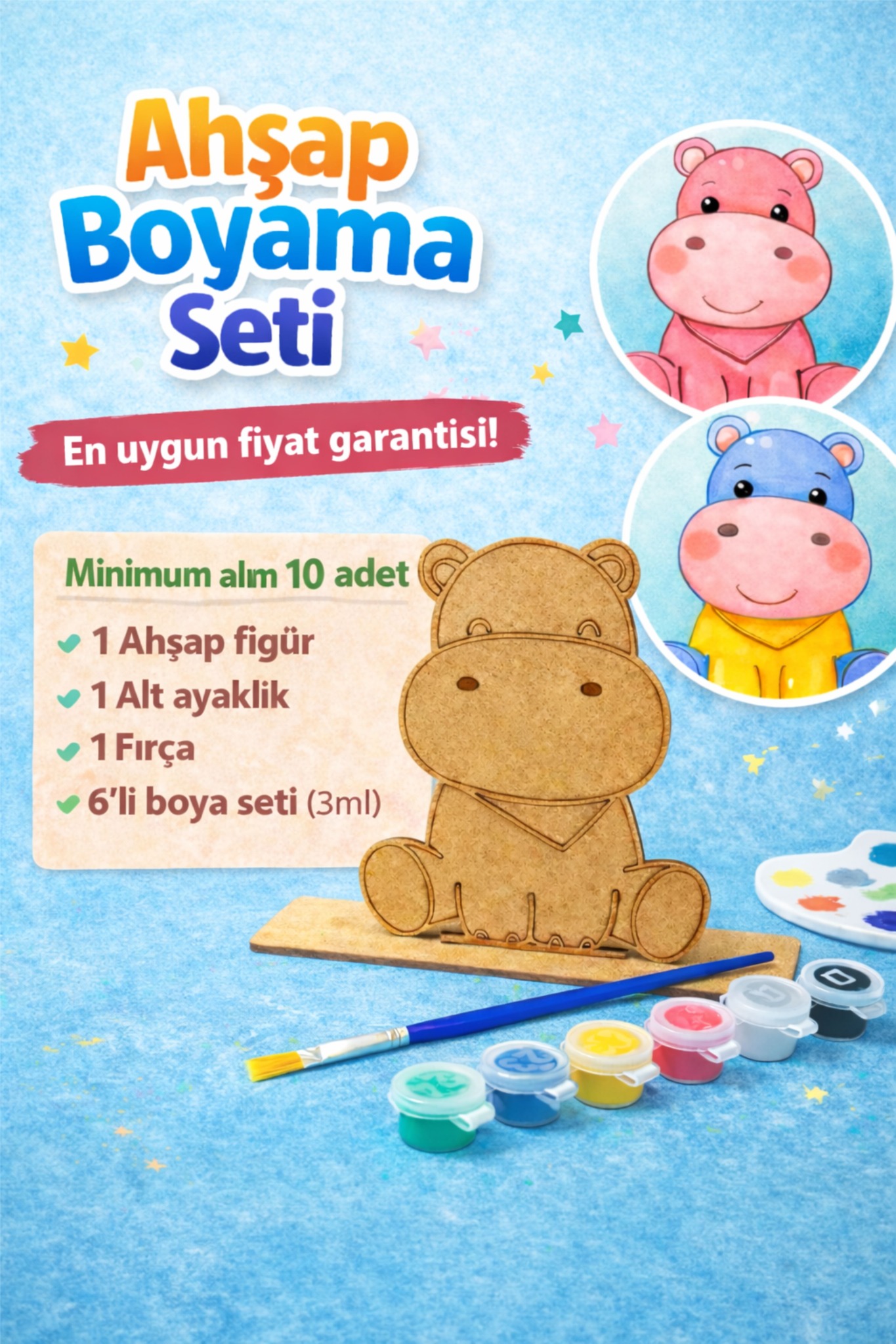 ST Baskı Merkezi Facebook ad: Kreş ve okullar için ahşap boyama setleri.
