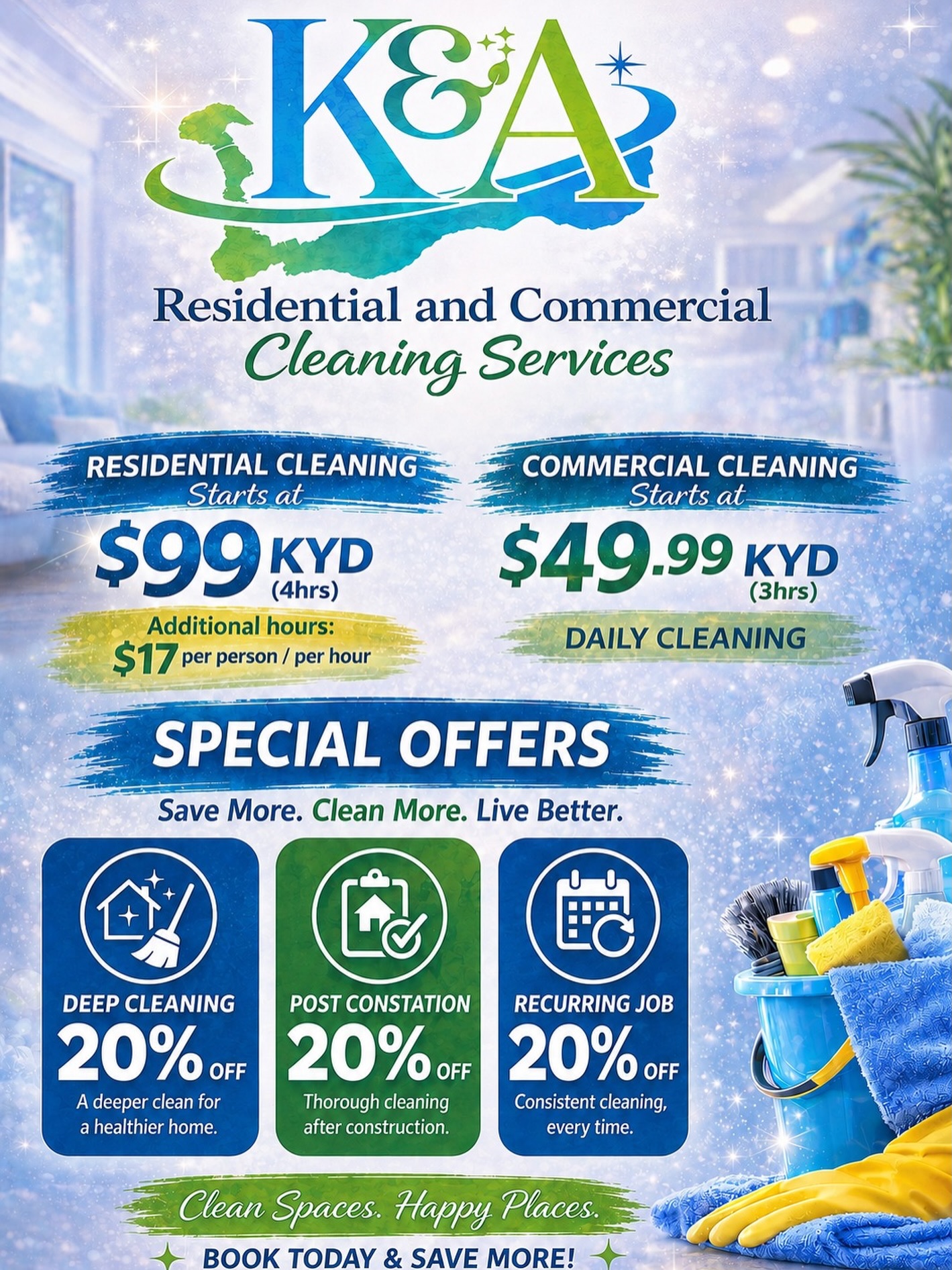 My KandA Cleaners Facebook ad