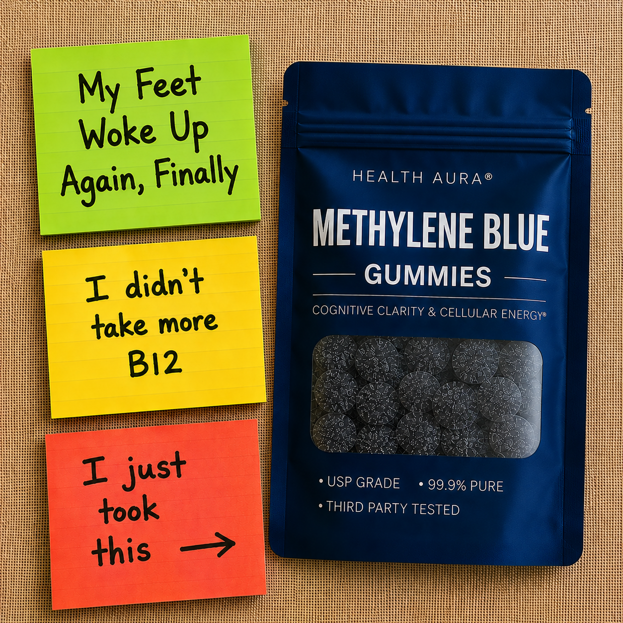 Dr. Michael Carter, MD Facebook ad: I tell my patients to try methylene blue gummies every…