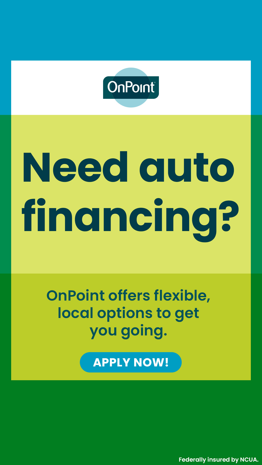 OnPoint Community Credit Union Facebook ad