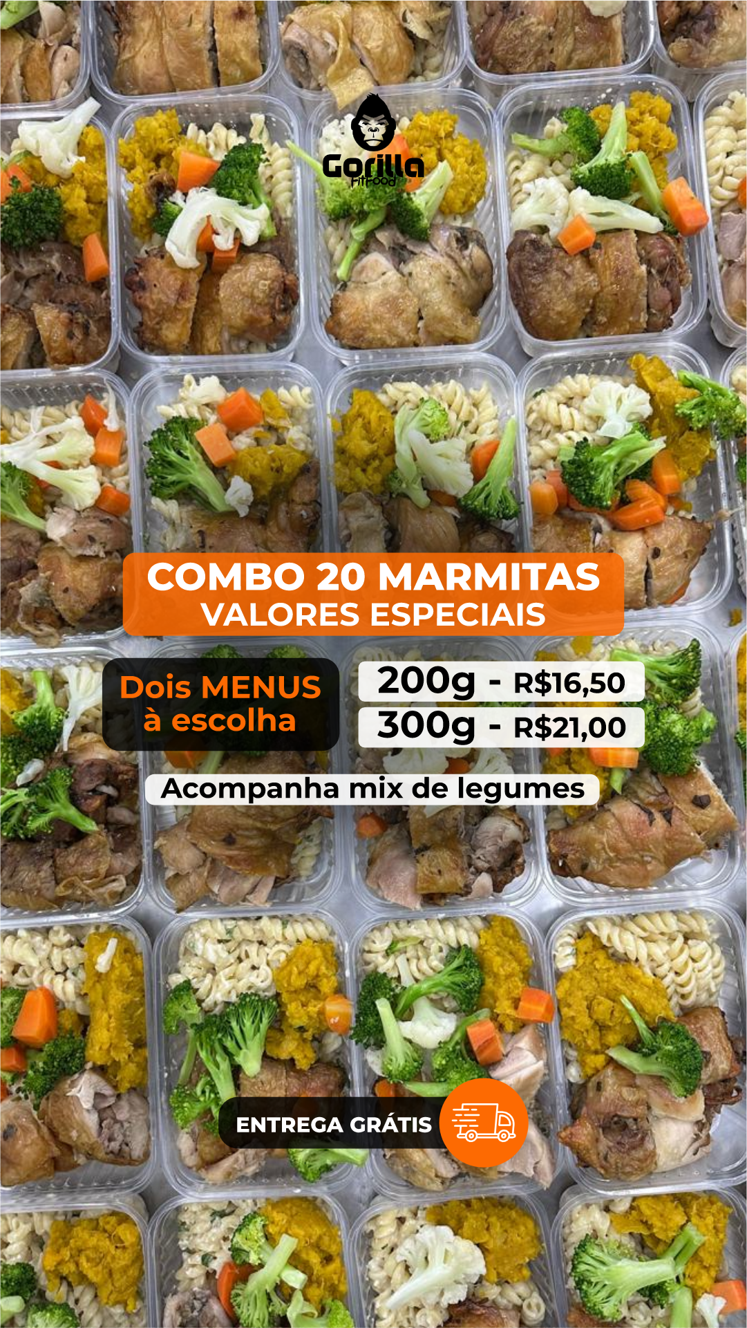 Gorilla Fit Food Facebook ad