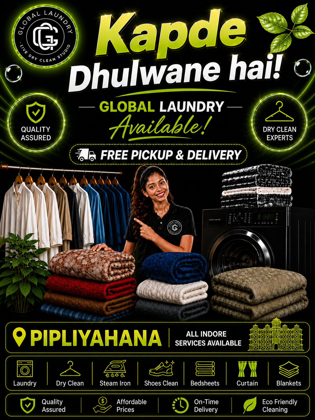Global laundry  Facebook ad