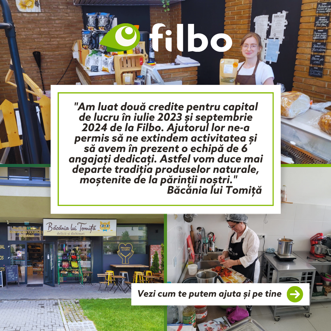 Filbo: finantare 100% online pentru IMM si PFA Facebook ad
