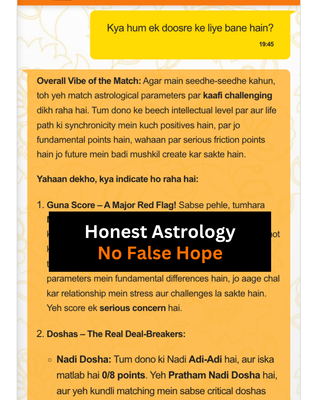 Vedic Rashi Facebook ad: Credits starting from ₹99