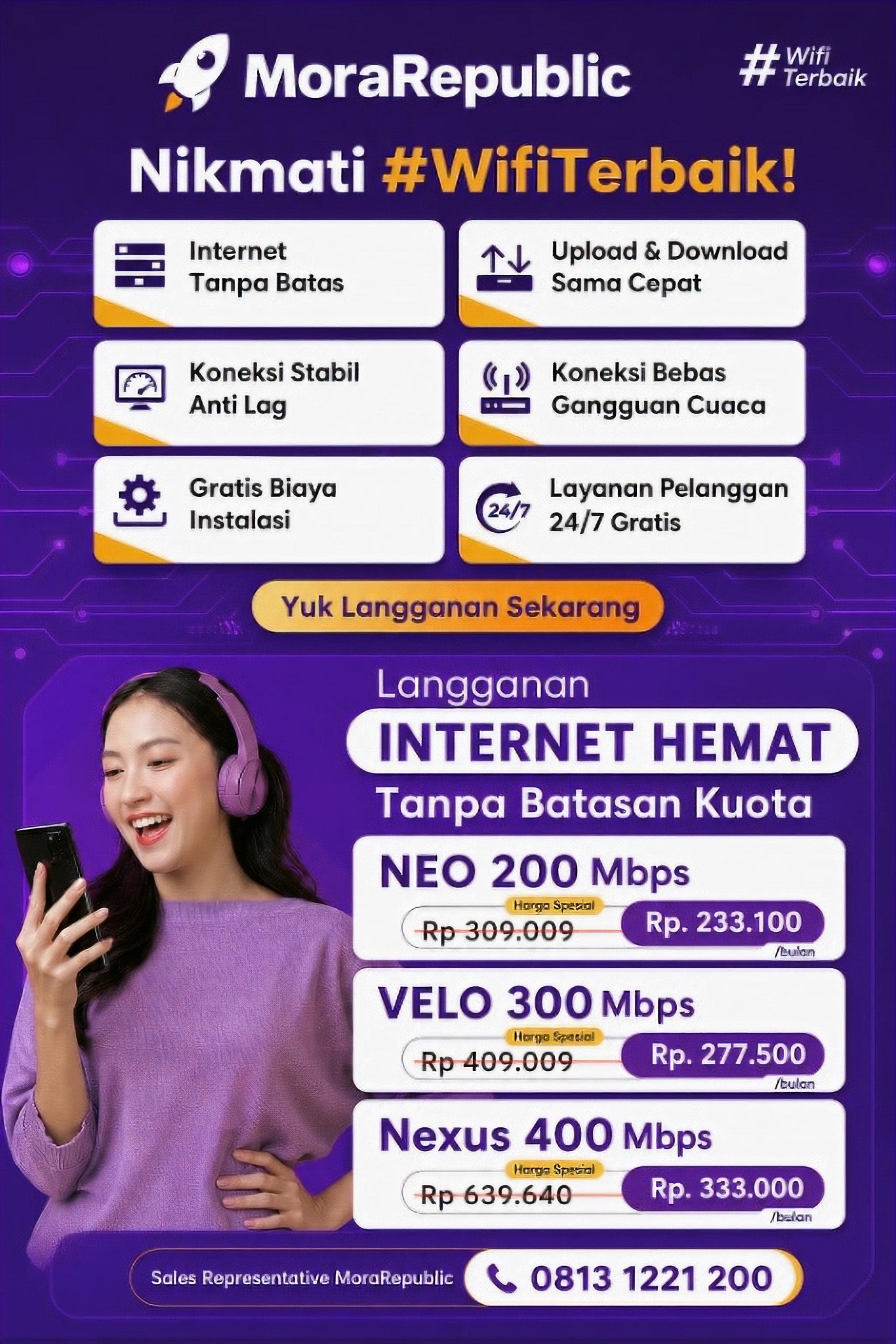 Rumah Internet Myrepublic Facebook ad from May 16, 2026