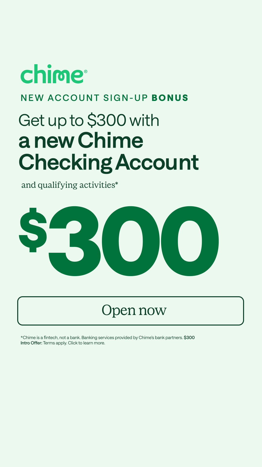 Chime Facebook ad