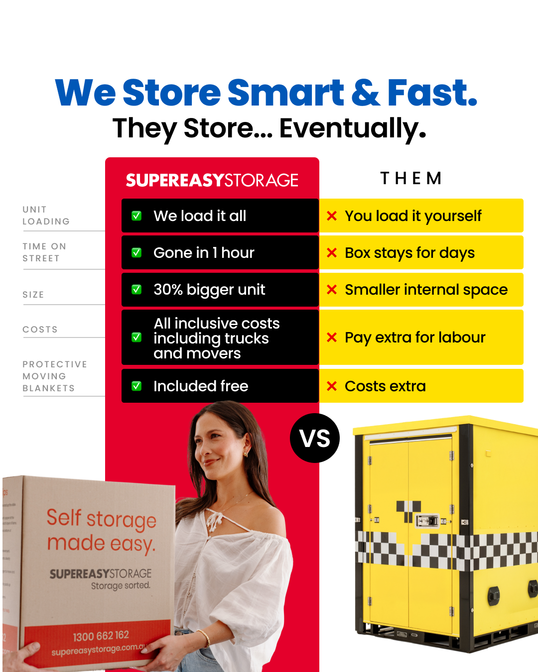 Super Easy Storage Facebook ad