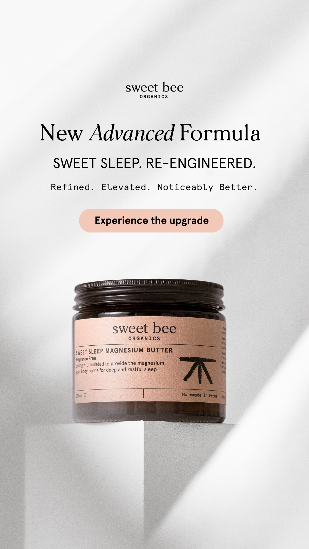Sweet Bee Organics Facebook ad