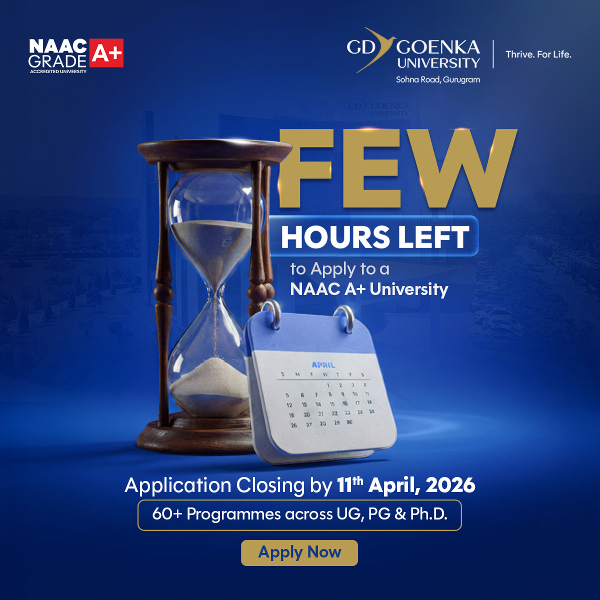 GD Goenka University Facebook ad